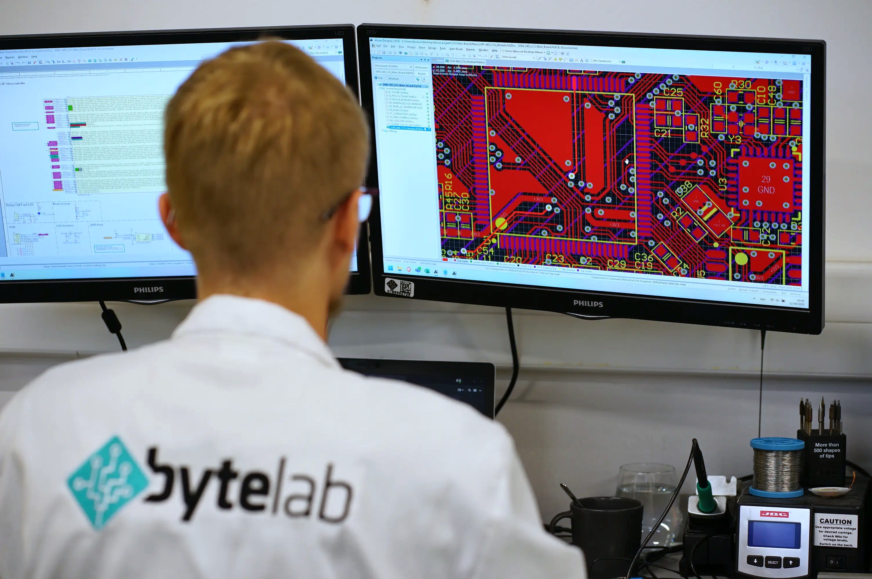 Byte Lab manufacturing
